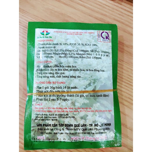 Phân bón siêu bật mầm hoa dành cho hoa cây cảnh