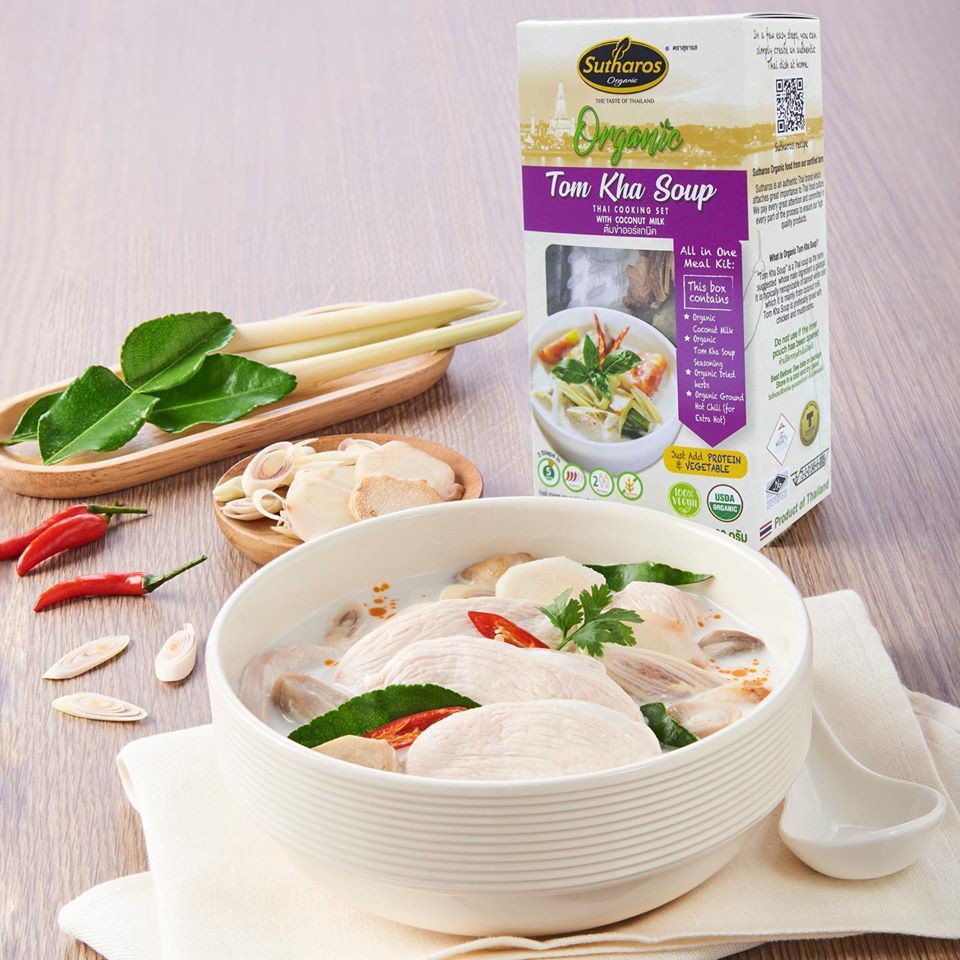 Gia vị nấu món gà nấu riềng Tom Kha Organic Thái Lan