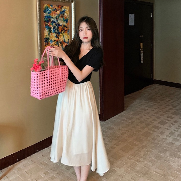 Đầm Thiết Kế Dáng Ôm Phong Cách Pháp Thời Trang Sang Trọng Cho Nữ