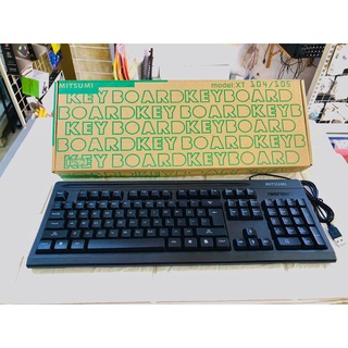Bàn phím có dây mitsumi malay cổng usb cho máy tính, laptop chính hãng