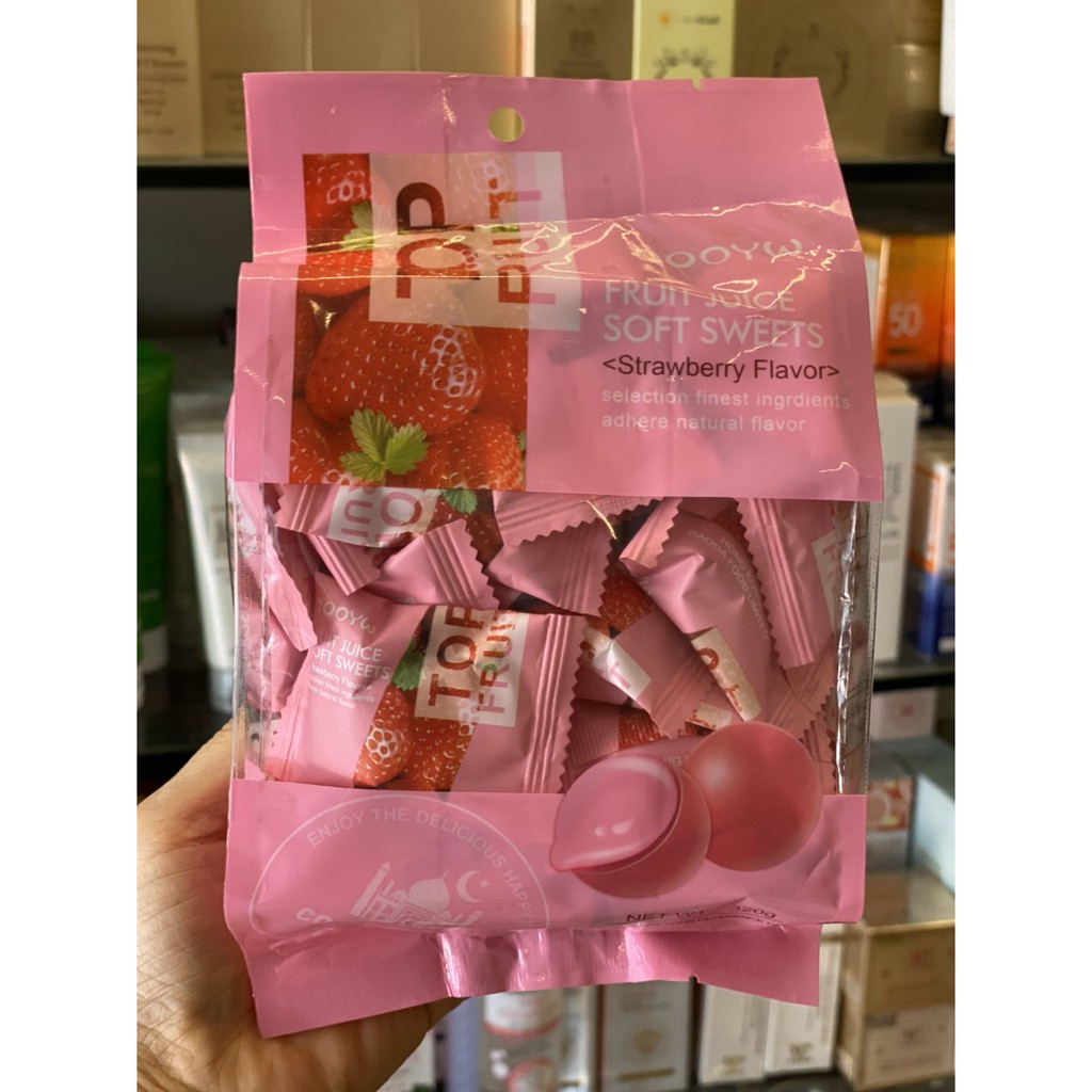 Kẹo dẻo top fruit 320g mix vị