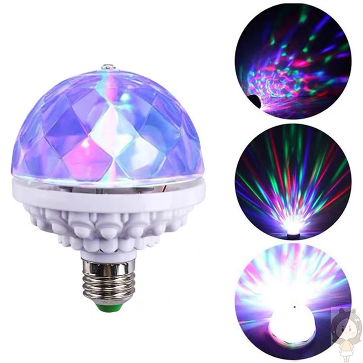 Đèn chiếu hiệu ứng 3D, đèn 7 màu quẩy trong gia đình, đèn chiếu hiệu ứng dọc và chùm nhiều màu -DXVT