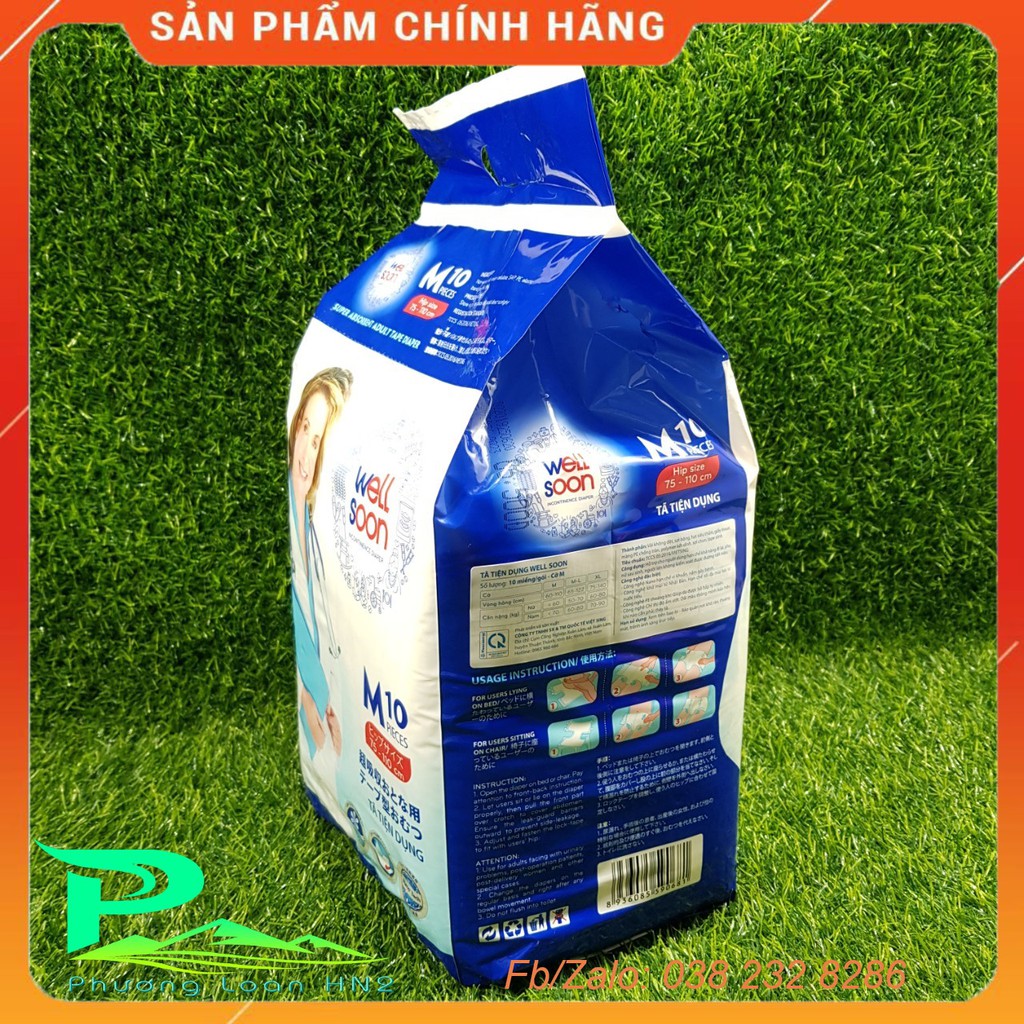 Tã - Bỉm dán người lớn Well Son - Size M-L 10 miếng