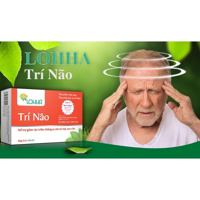 Lohha Trí Não (Chính hãng)- Hỗ trợ triệu chứng sa sút trí tuệ, teo não | BigBuy360 - bigbuy360.vn