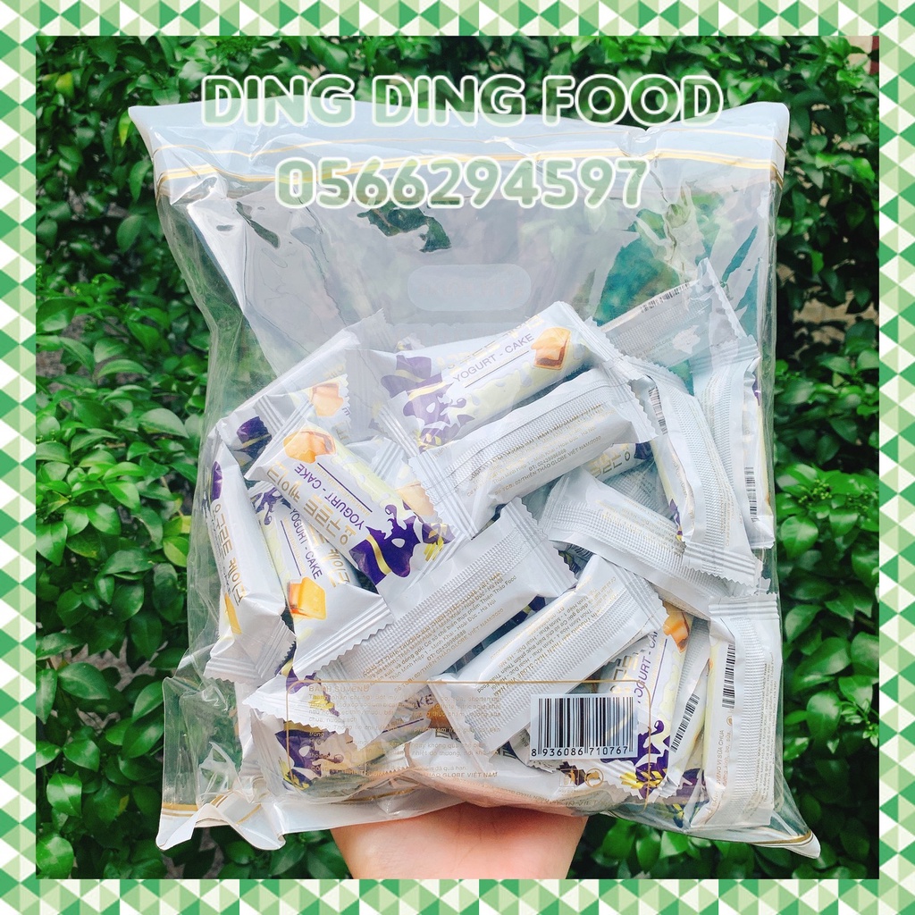 Mới - 500g Bánh Xốp Suveno Vị Sữa Chua , Kem Yogurt Giòn Thiên Thảo, Ăn Vặt Siêu Ngon, DING DING FOOD