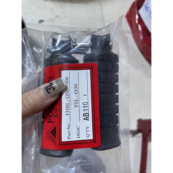 Cặp cao su gác chân trước sau Dr, W, WS110, RS,AB