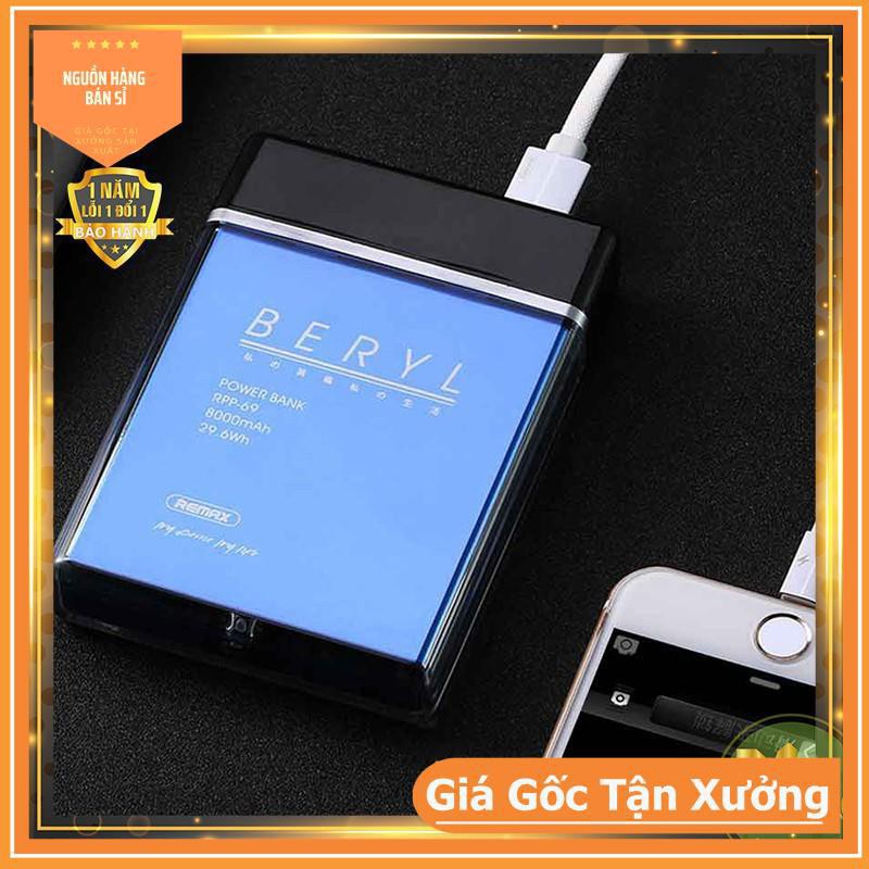 [ Giá siêu rẻ,chính hãng ] Pin Sạc Dự Phòng Remax RPP-69 8000mAh