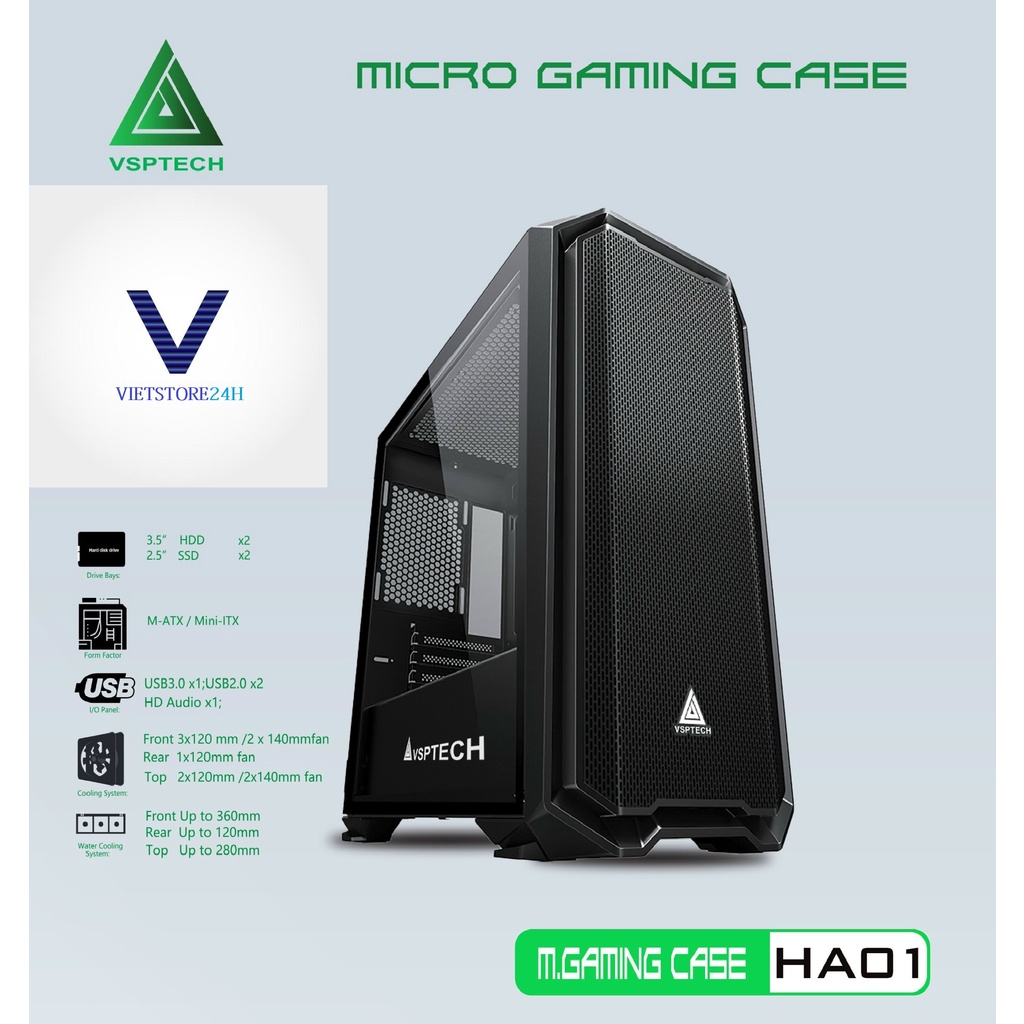 Case Gaming VSP HA01 Mini Tower