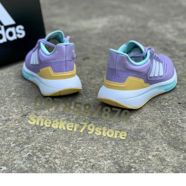 Giày adidas EQ21 Run Nữ  Tím Khói 21  Hình Ảnh Độc Quyền