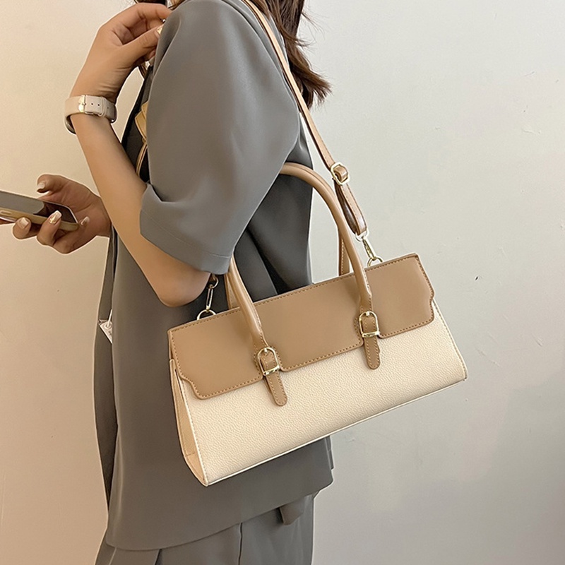 Túi Đeo Vai Màu Sắc Tương Phản Dễ Phối Đồ Thời Trang Cho Nữ