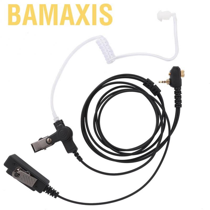 Bamaxis Air Tube Duct PTT Earpiece Headset for Motorola MTH600 MTH650 MTH800 MTH850