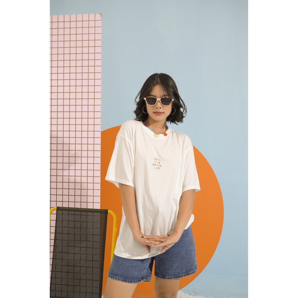 [Miều Fashionista] Áo thun in hình Cool Kid Never Lie