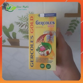 VIÊN UỐNG GERCOLES GOLD - Hỗ Trợ Hạ Mỡ Máu Giảm Nguy Cơ Xơ Vữa Động Mạch Ổn Định Chỉ Số Huyết Áp- CHÍNH HÃNG HỘP 30 VIÊN
