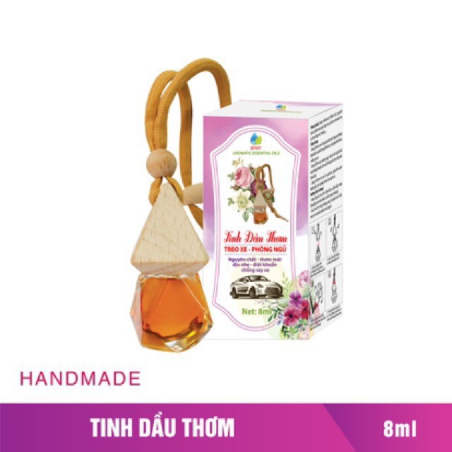 Tinh dầu treo xe ngân bình,treo xe ô tô,treo phòng ngủ, nhà vệ sinh tạo cảm giác dễ chịu, chống mệt mỏi, say xe buồn nôn