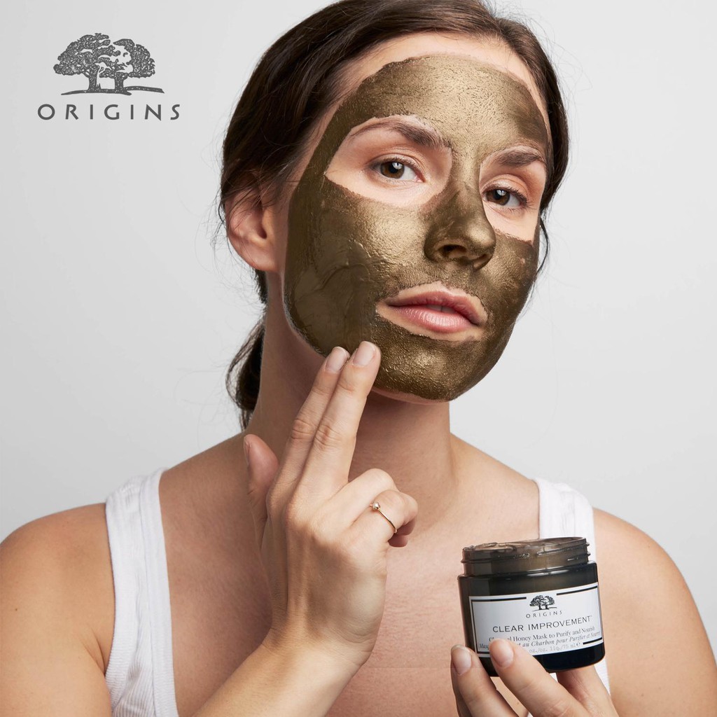 ORIGINS  Mặt nạ dưỡng da Clear Improvement™ Charcoal Honey Mask to Purify and Nourish