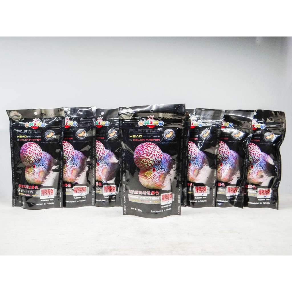 PLATINUM OKIKO - THỨC ĂN LÊN ĐẦU MÀU CHÂU CHO CÁ LA HÁN (100g)
