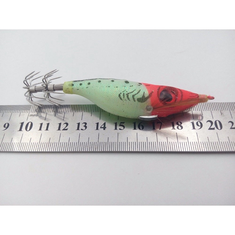 Mồi Giả Câu Cá Hình Con Mực 10cm/9g Có Móc Câu