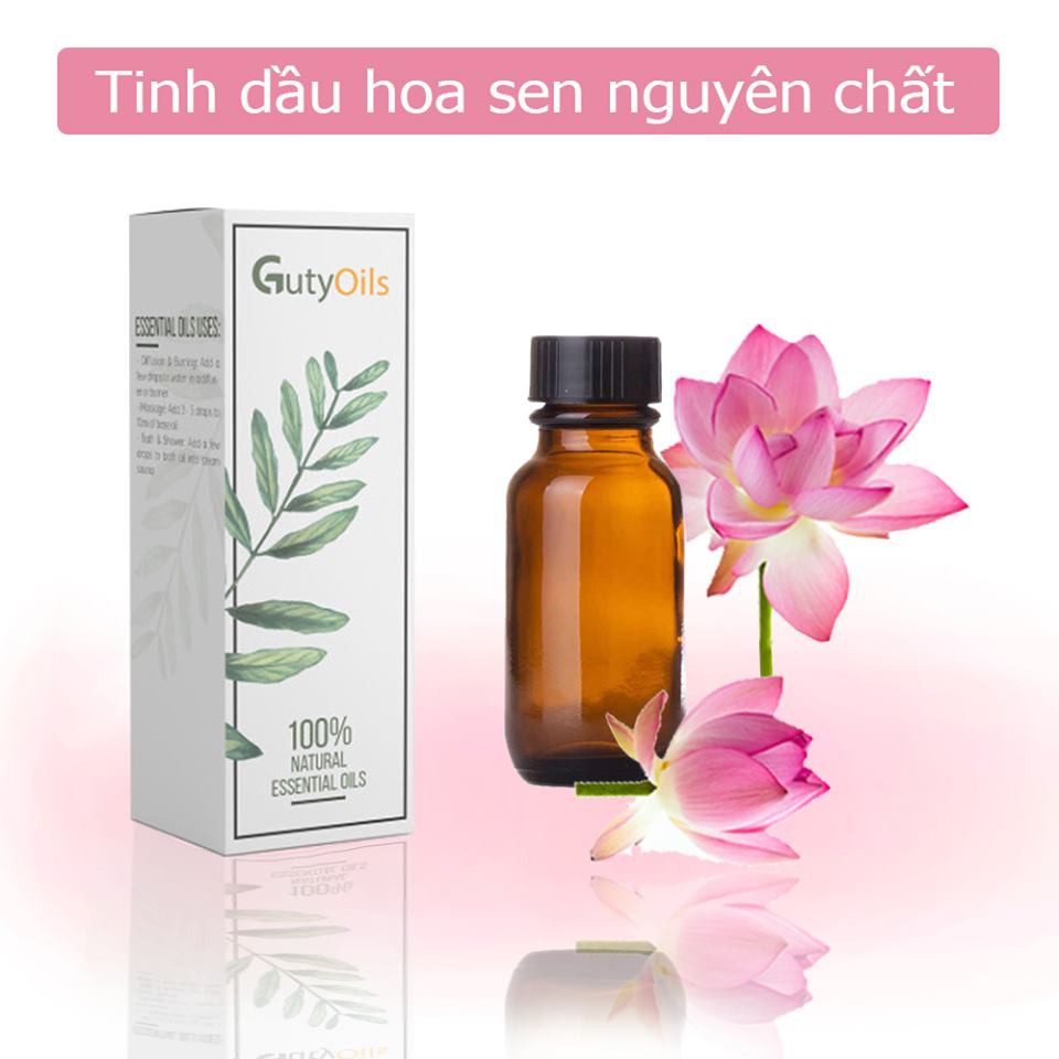 Tinh dầu hoa sen nguyên chất ( Lotus Essential Oil ) GUTY Lọ 100ml