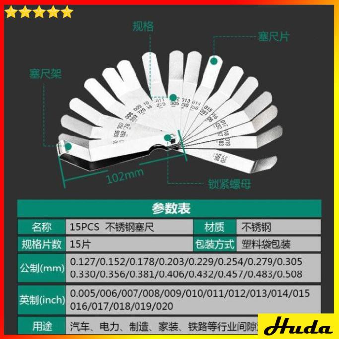 BỘ THƯỚC LÁ CHỈNH CÒ XE MÁY  -  đồ làm mộc