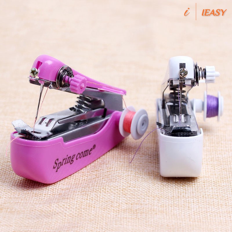 IE❤Hand-held Sewing Machine Mini Home Manual Small Portable Pocket Travel Essential