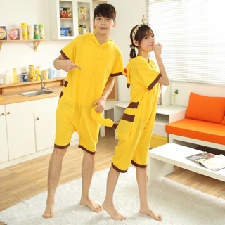 Pijama hình thú cộc tay pikachu