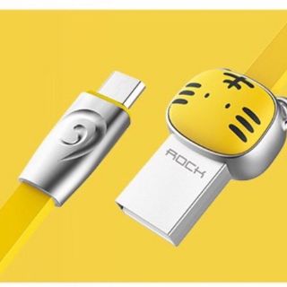 Dây cáp sạc Iphone/ IPad hình thú Cute( Hãng ROCK)