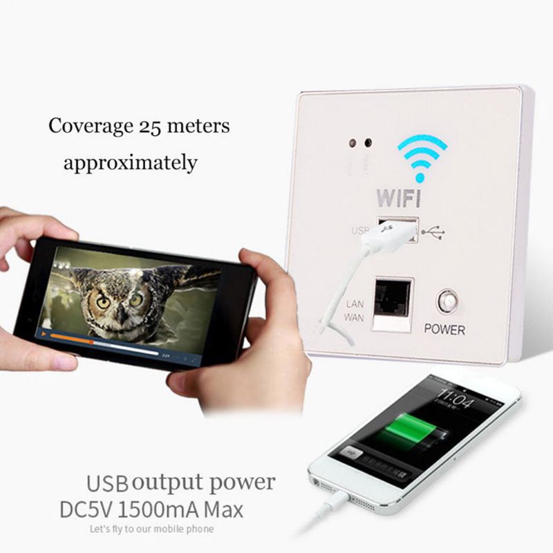 Bộ định tuyến WIFI không dây cắm sạc USB tốc độ truyền 300M