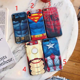 iphone Xr Xs max X Thời trang Ốp lưng điện thoại mềm Soft Avengers
