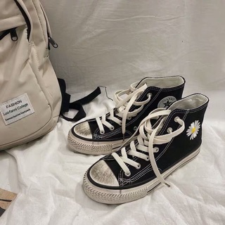 [ORDER] Giày ulzzang dáng CV thêu hoa cúc (ảnh thật phía cuối)