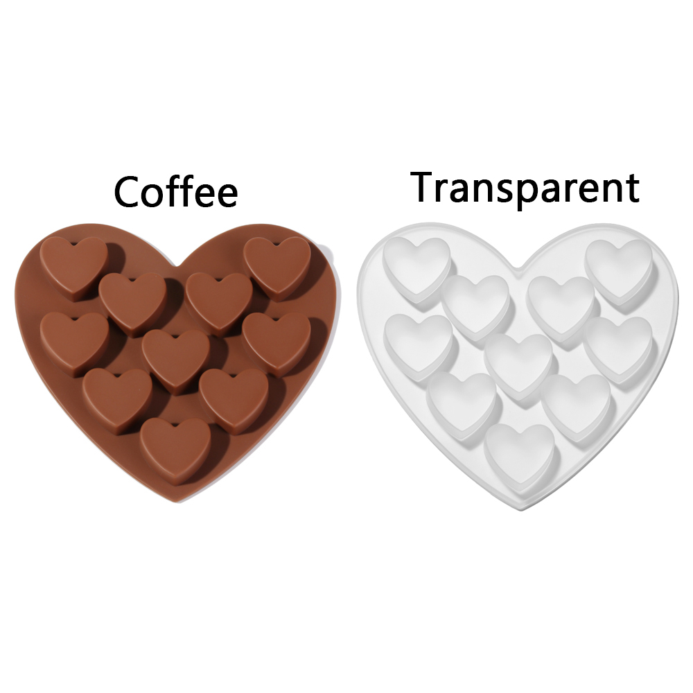 Khuôn Silicone Làm Bánh Hình Trái Tim Nhiều Màu Sắc