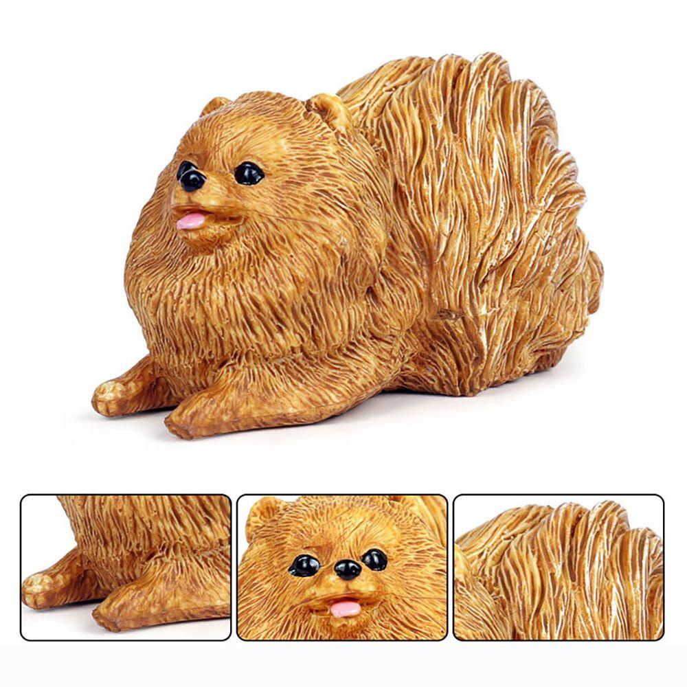 Mô Hình Chú Cún Pomeranian Sống Động Như Thật Cho Bé