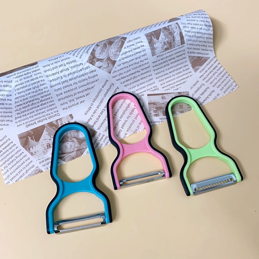 1 Set 3 Cái Dụng Cụ Gọt Vỏ , Bào Sợi , Nạo Trái Cây Rau Củ Đa Năng Tiện Dụng - Siêu Bền Chắc Chắn