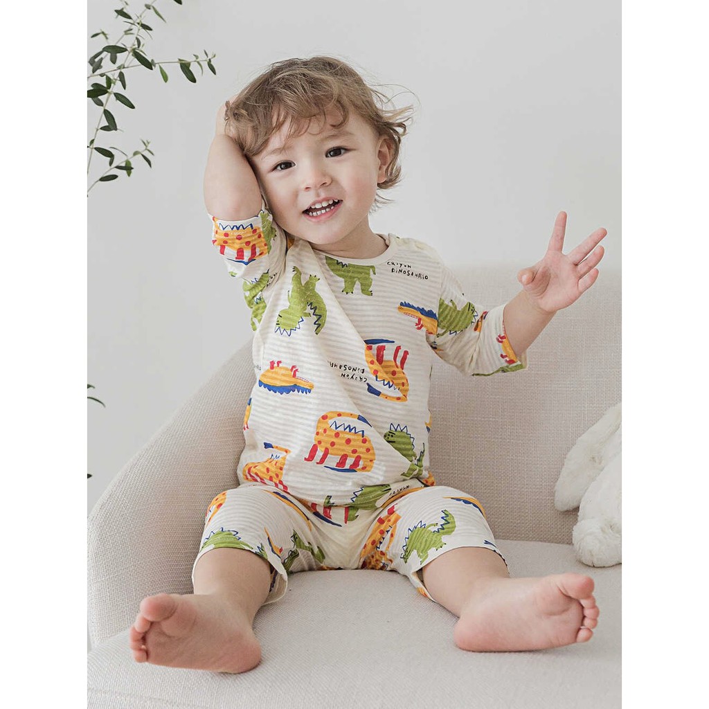 BỘ LỬNG CAO CẤP BÉ TRAI CỦA HÃNG CORDII, CHẤT COTTON GIẤY ORGANIC, MẪU NHIỀU KHỦNG LONG