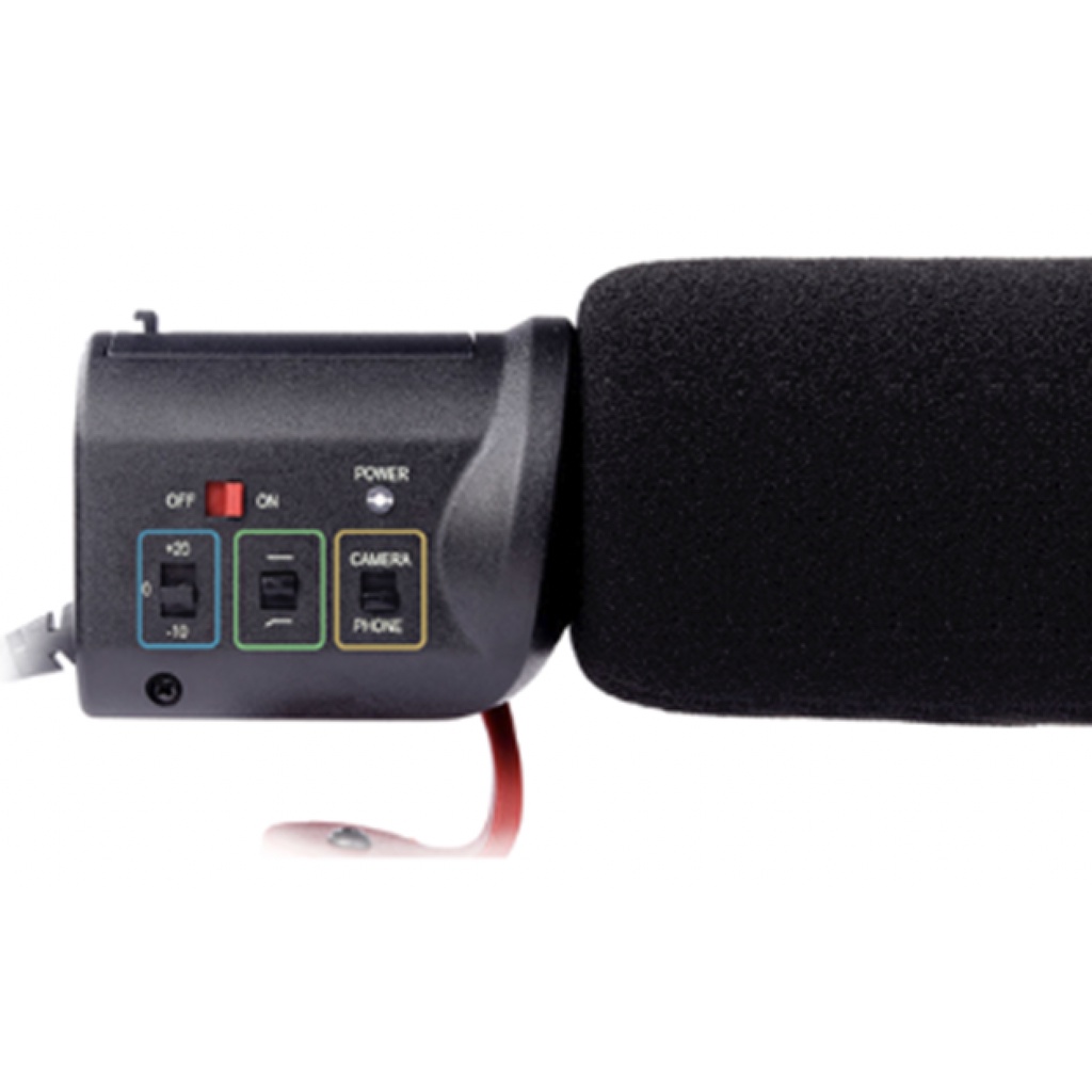 Micro Thu Âm chuyên dụng - LensGo LYM-DM30 - Shotgun Microphone dành cho điện thoại, máy ảnh, máy quay phim - Chính Hãng