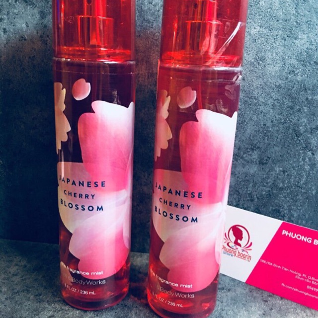 Xịt thơm toàn thân Bath and body works japanese cherry blossom