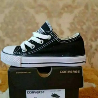 Bán Chạy Nhất (Chất Lượng Cao Cấp) Giày Converse all star Black Dành Cho Trẻ Em / Giày Đi Học / Giải Trí!!