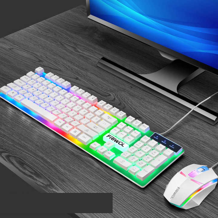 Bàn phím và chuột FRIWOL W1 chuyên Game Led 7 màu - NK