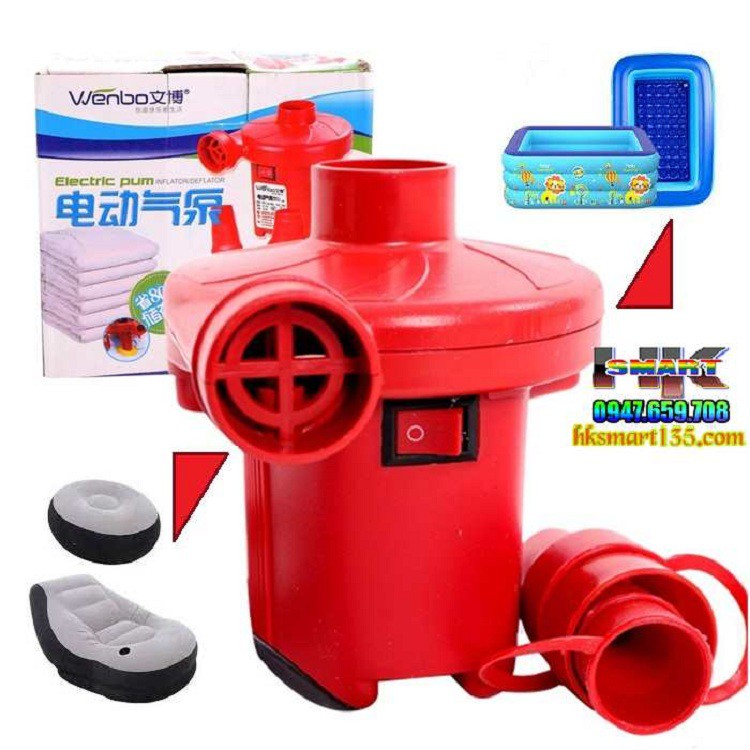 Bơm đien 2 chiều bơm và hút chân không chính hãng tiện ích cho gia đình