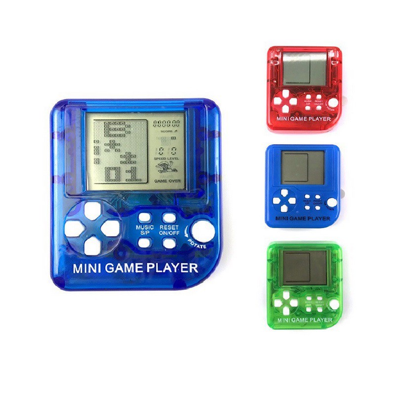 Máy chơi game mini cầm tay cổ điển -Kiêm móc treo chìa khóa (Màu ngẫu nhiên)