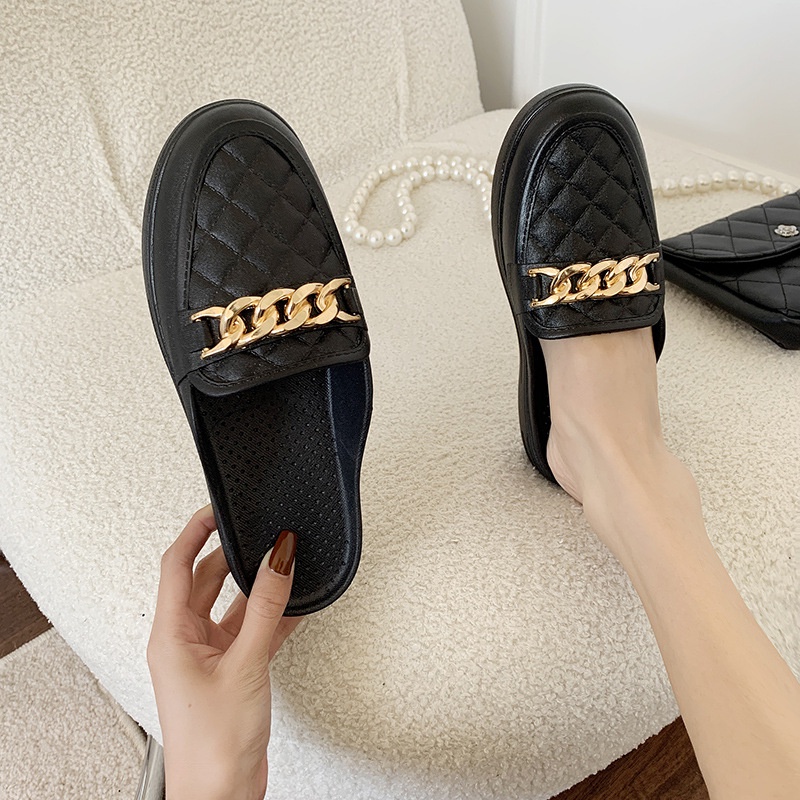 Dép bít mũi IELGY phong cách Anh Quốc thời trang cho nữ