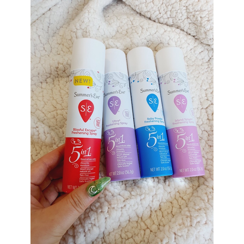 Xịt Thơm phụ khoa Summer Eve