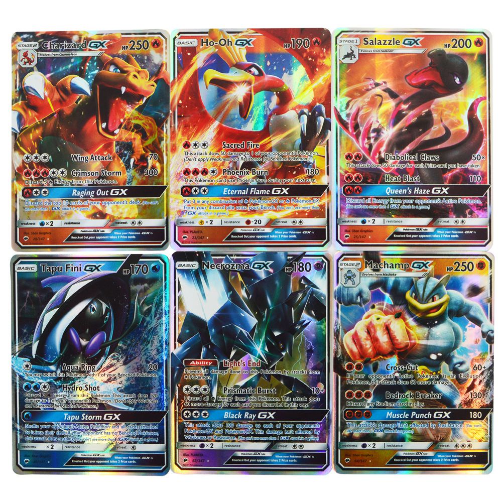 40pcs/324pcs Pokemon Cards Game Random Pikachu Flash Card Box Collectible Kids Toy Gift Card toy for child