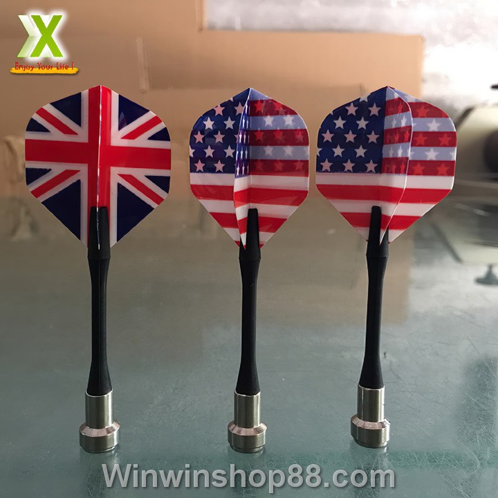 Mũi tên phi tiêu nam châm ngẫu nhiên lá cờ MỸ hoặc ANH - do_luu_niem