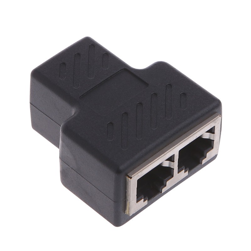 Đầu chia cổng cáp mạng LAN Rj45 từ 1 sang 2 cổng cắm