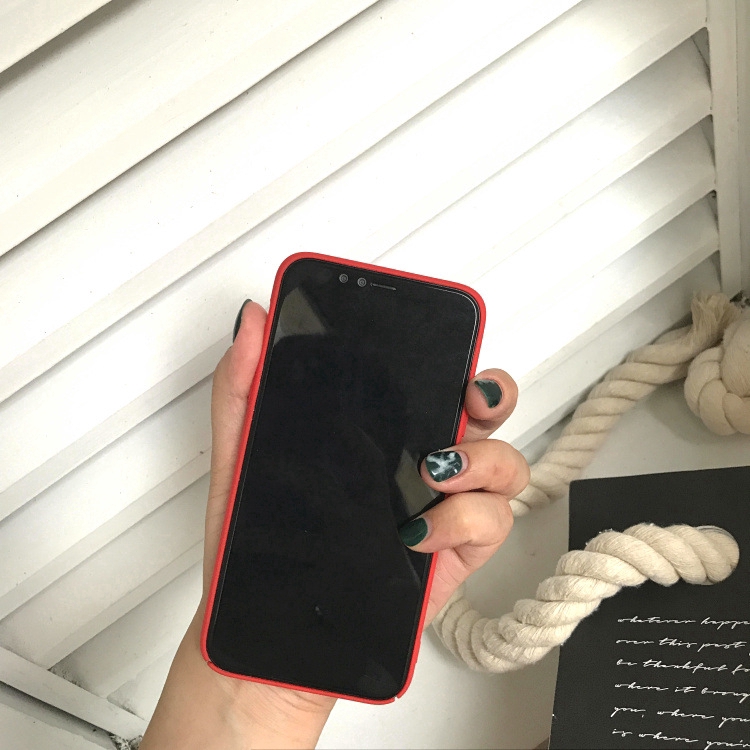 Ốp lưng điện thoại nhựa cứng iPhone X 6 6S 7 8 Plus 6SPlus 7plus hình trái tim | BigBuy360 - bigbuy360.vn