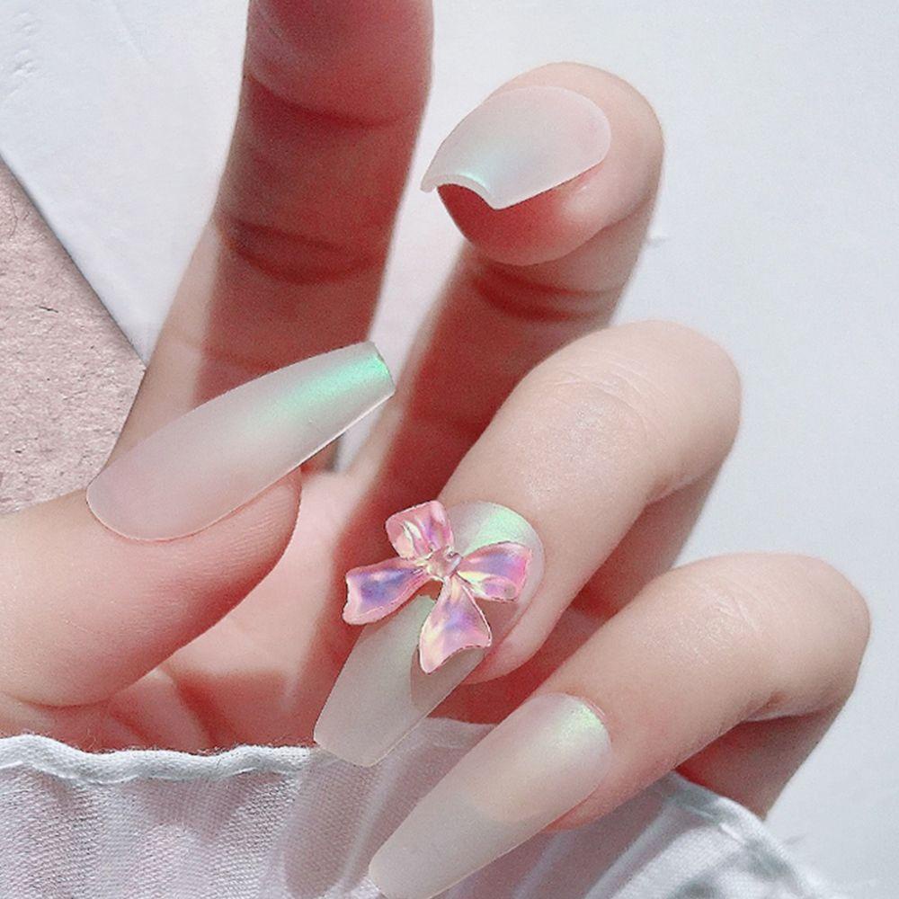 Phụ Kiện Trang Trí Móng Tay 3D Hình Nơ Xinh Xắn