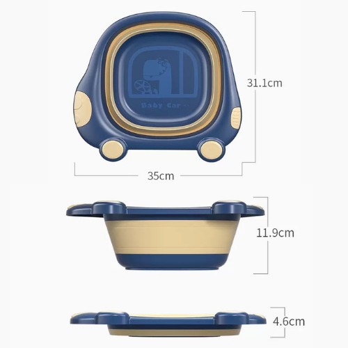 Chậu rửa mặt gấp gọn cho bé, Chậu tắm, chậu gấp gọn, Shop bố sam, An toàn, Cao Cấp