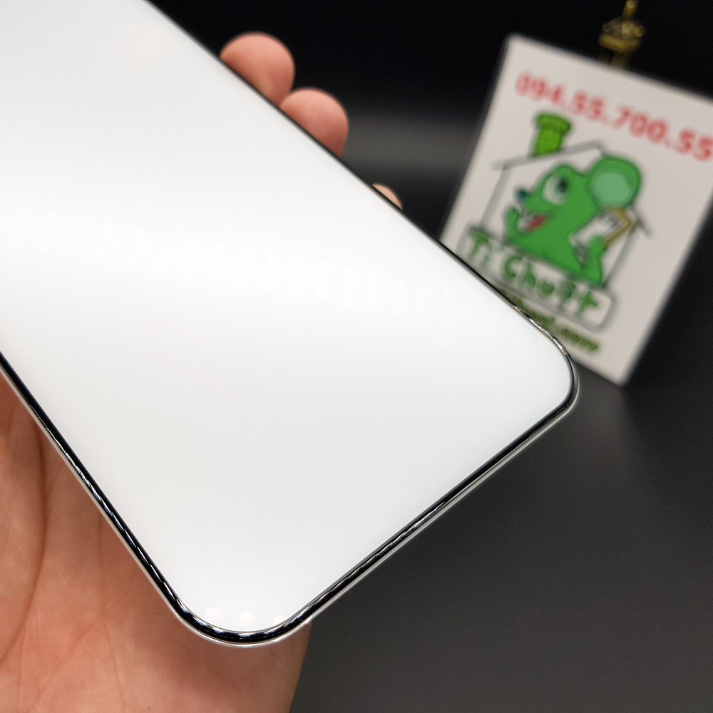 [Nhám Siêu Cứng] Kính CL Chống Vân Tay iPhone 12 Pro Max 6.7&quot; Cường Lực tốt FULL Màn Viền Kính Bóng