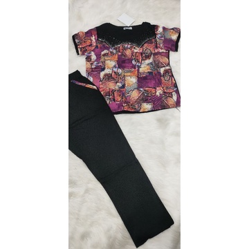 Bộ Quỳnh Anh tay ngắn quần 9 tấc ,quần dài ,áo lụa 3d xịn,quần cootn mịn (size đại)sale sốc