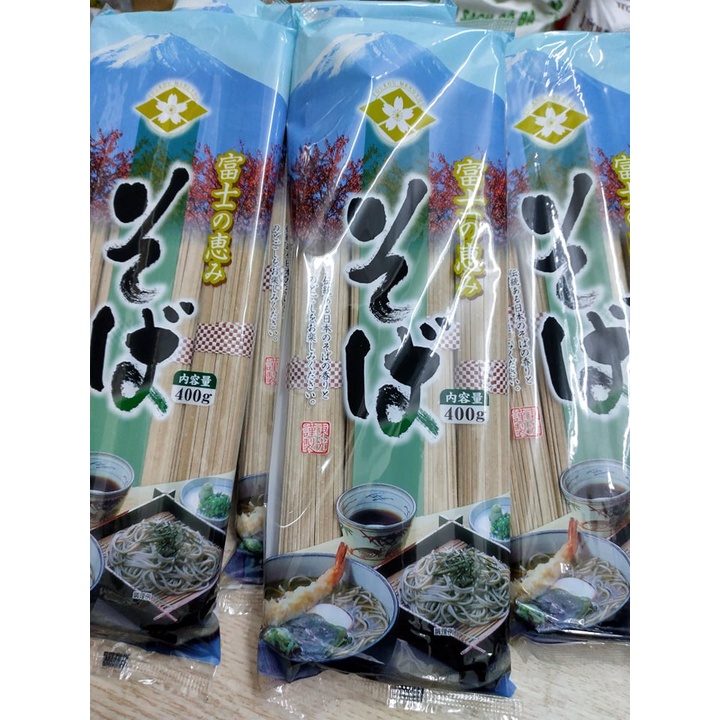 Mì Soba Asahi gói 400g, hàng Nhật nội địa date 04/2023